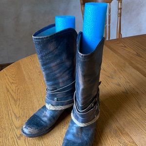 Distressed Corral Boots